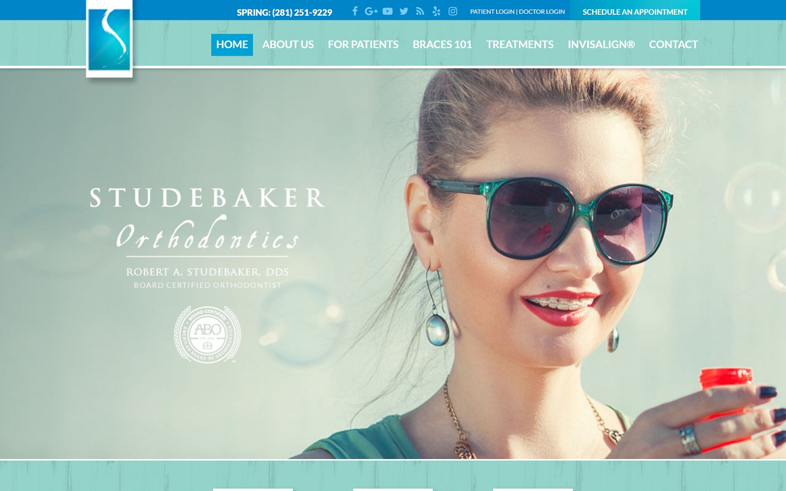 studebakerortho.com screenshot