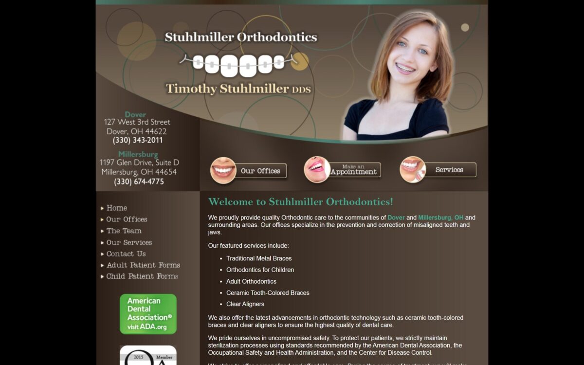 stuhlmillerortho.com screenshot