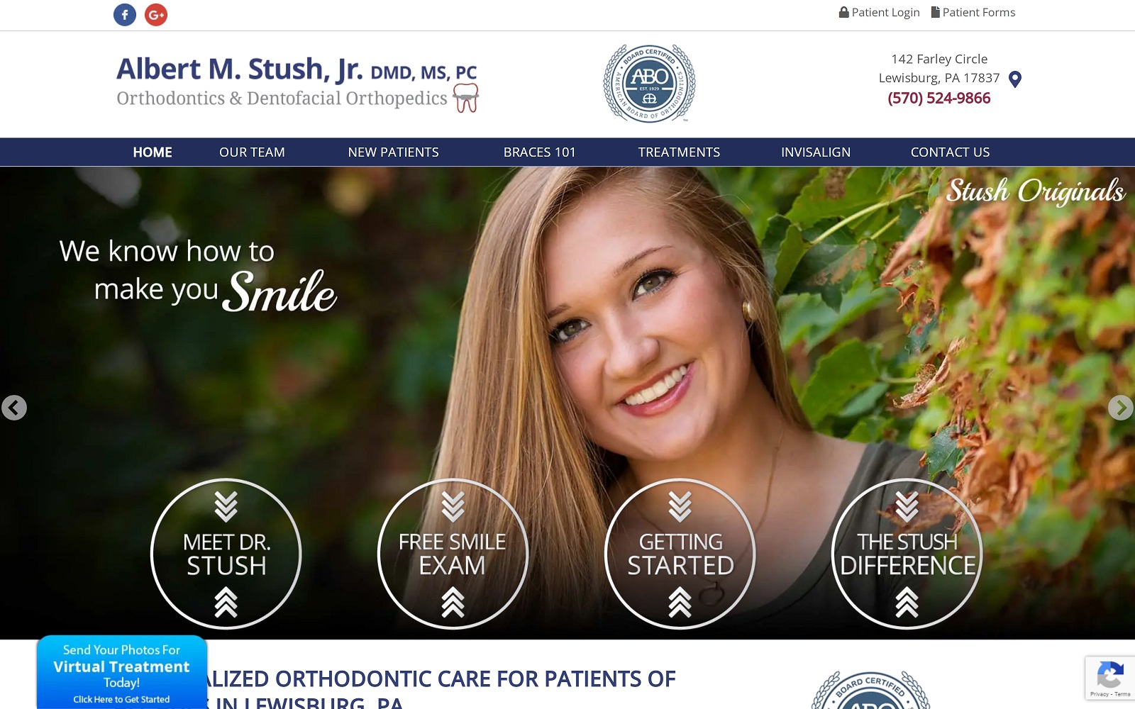 stushortho.com screenshot