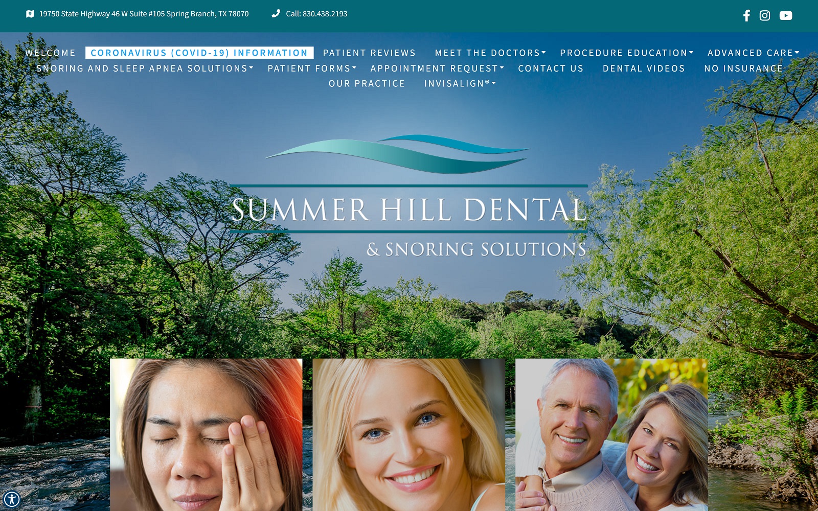 summerhilldental.com screenshot