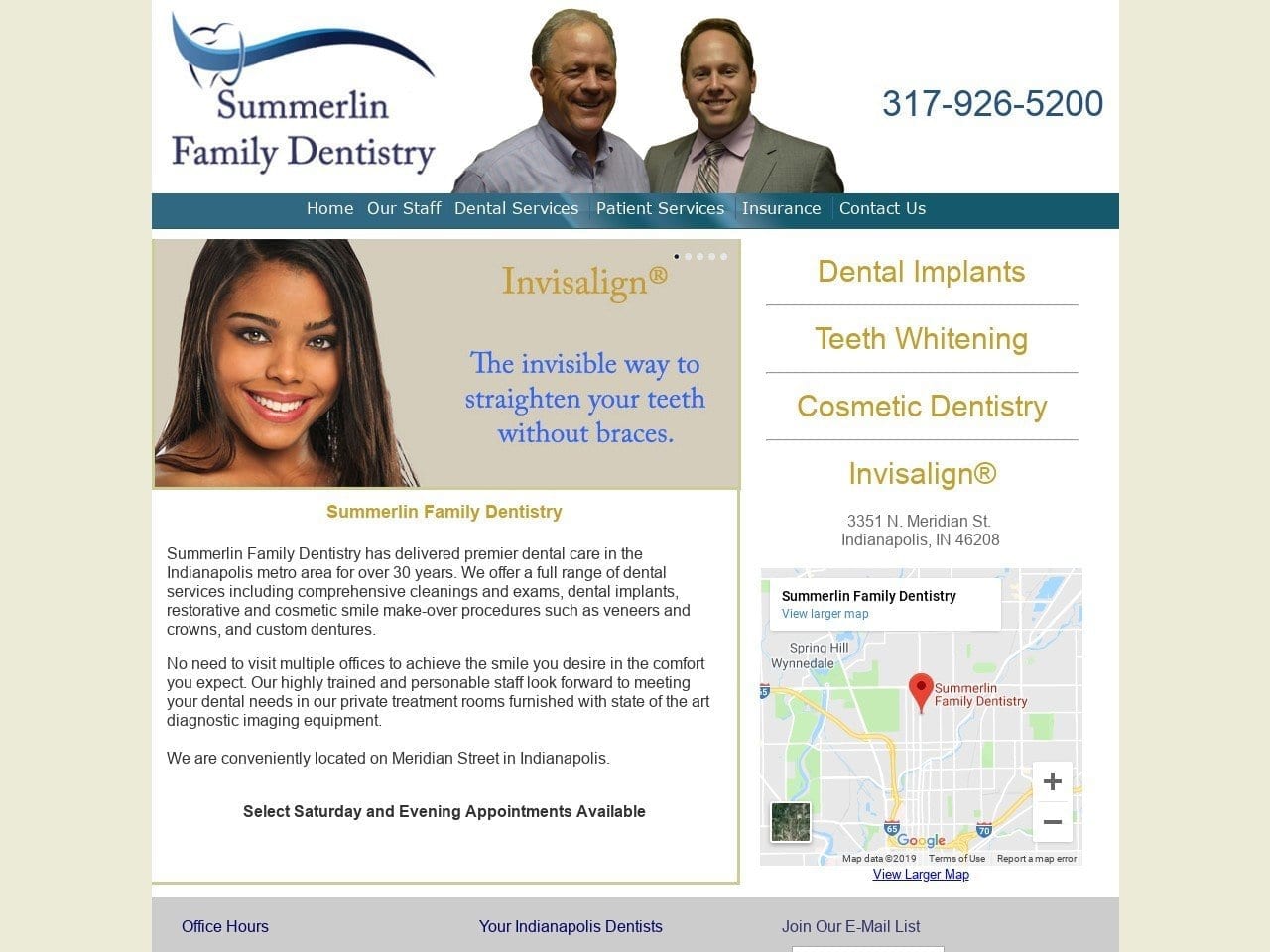 Summerlin Family Dentist Website Screenshot from summerlinfamilydentistry.com