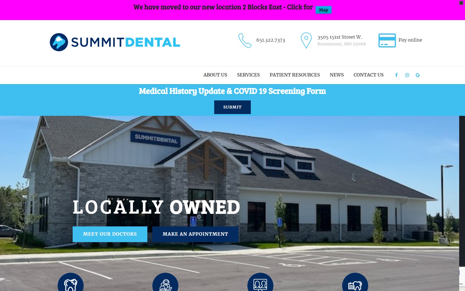 summit-dentalcare.com screenshot