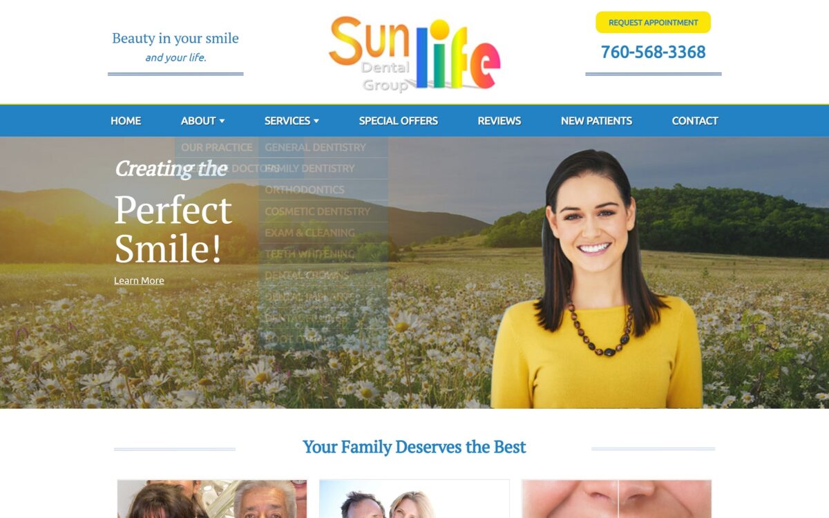 sunlifedental.com screenshot