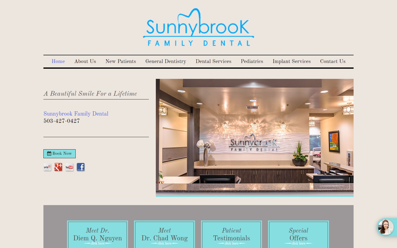 sunnybrookfamilydental.com screenshot