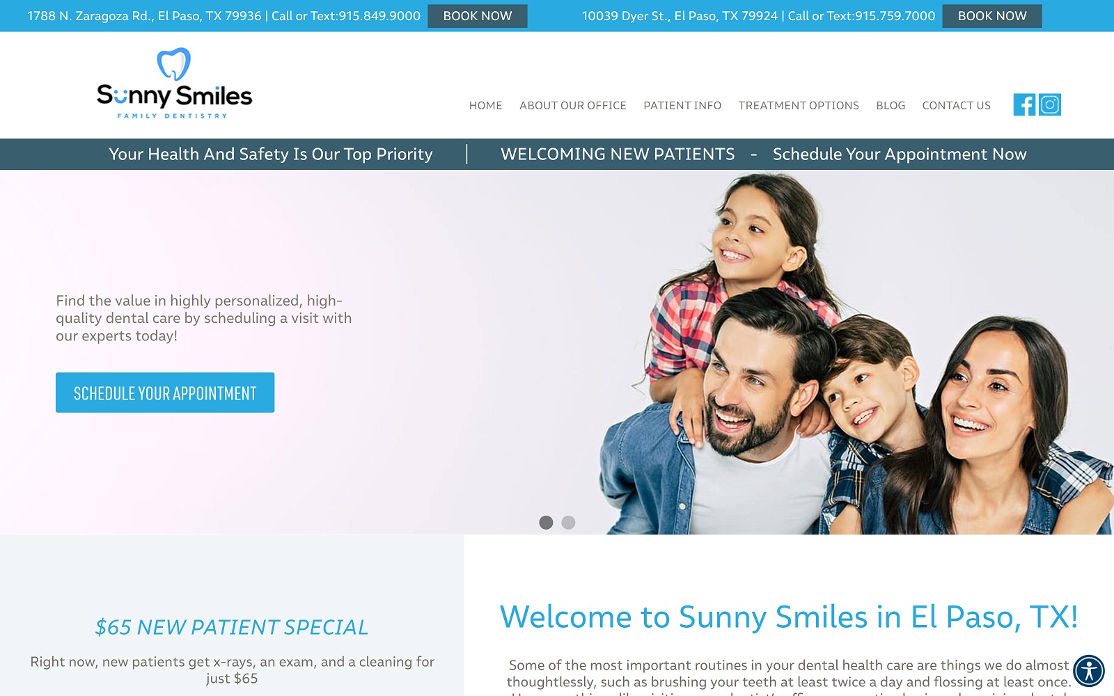 sunnysmilesep.com screenshot