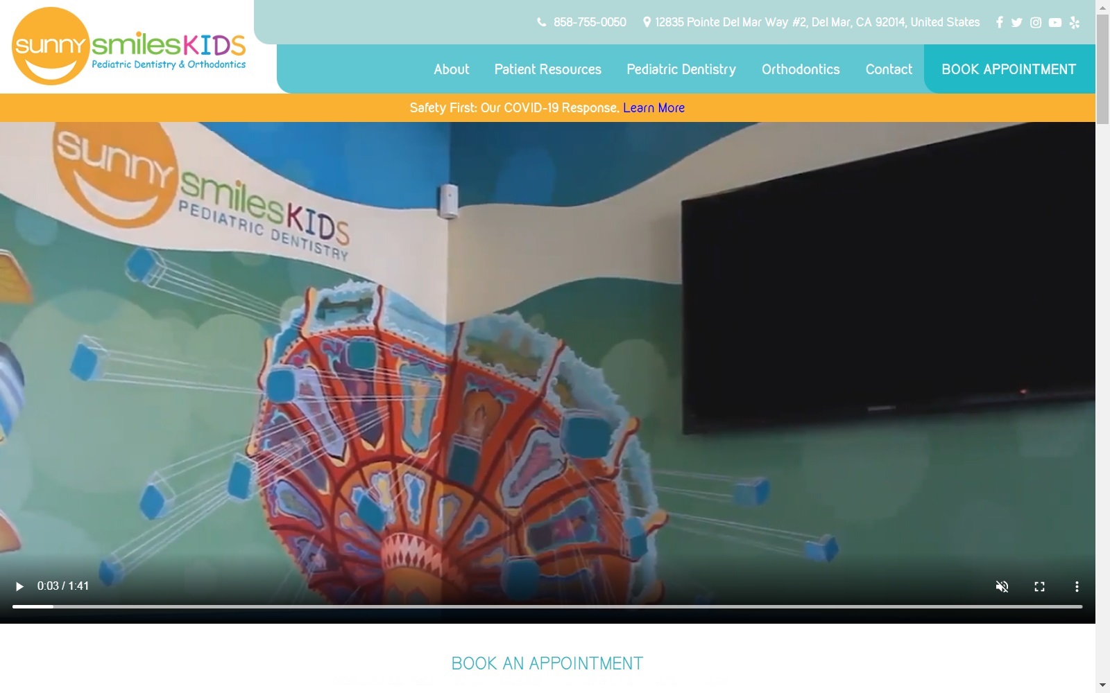 sunnysmileskids.com screenshot