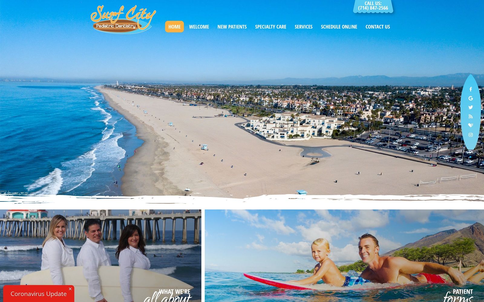 surfcitykidsdds.com screenshot