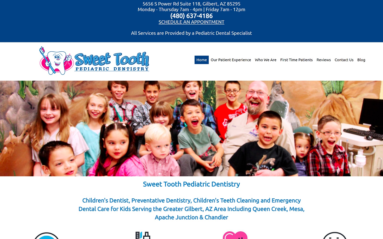 sweettoothdentalaz.com screenshot