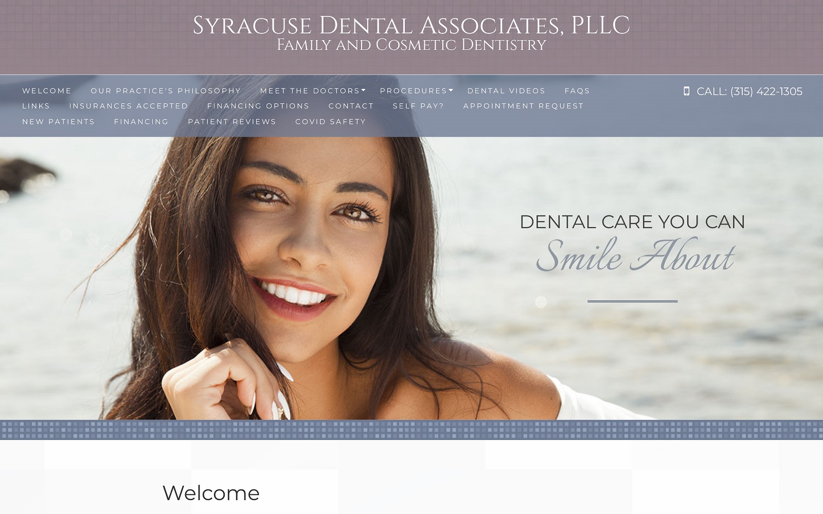 syracusefamilydentistry.com screenshot