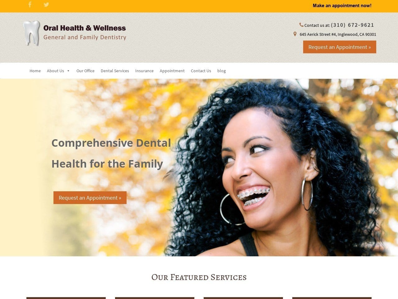 Dr. Tamara L. Dixon DDS Website Screenshot from tamaradixondds.com