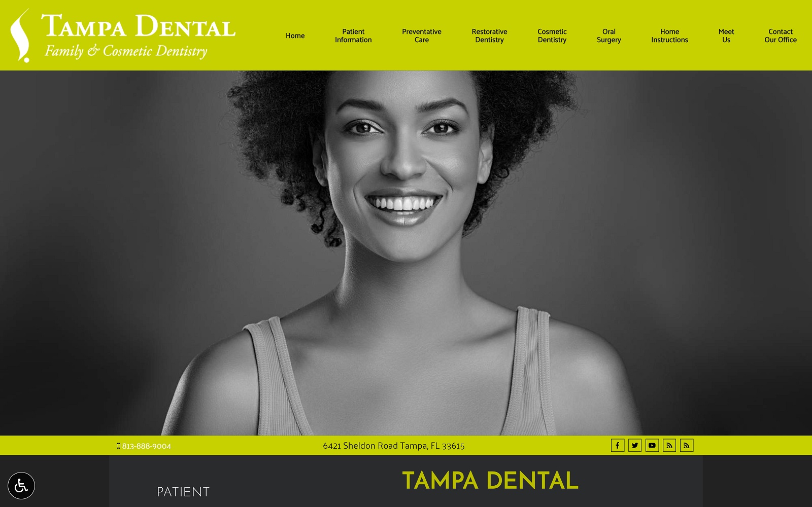 tampadental.com screenshot