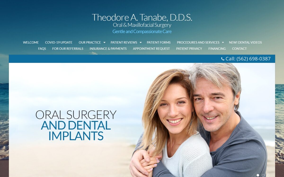 tanabeoralsurgery.com screenshot