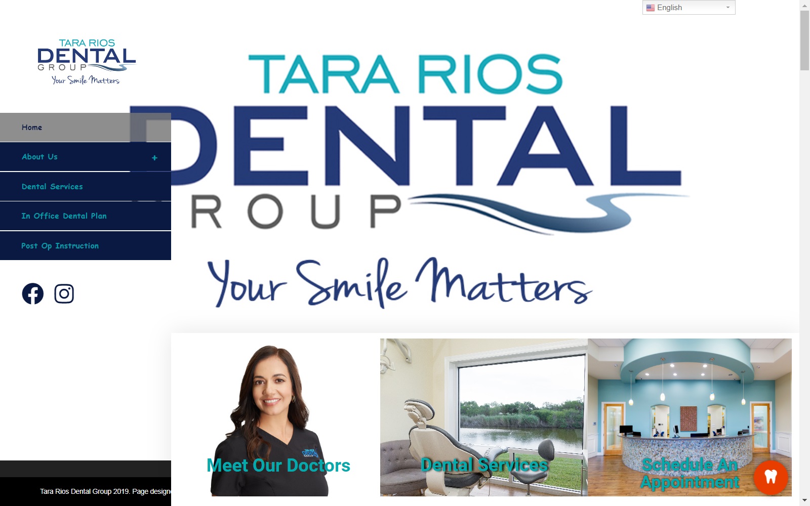 tarariosdentalgroup.com screenshot