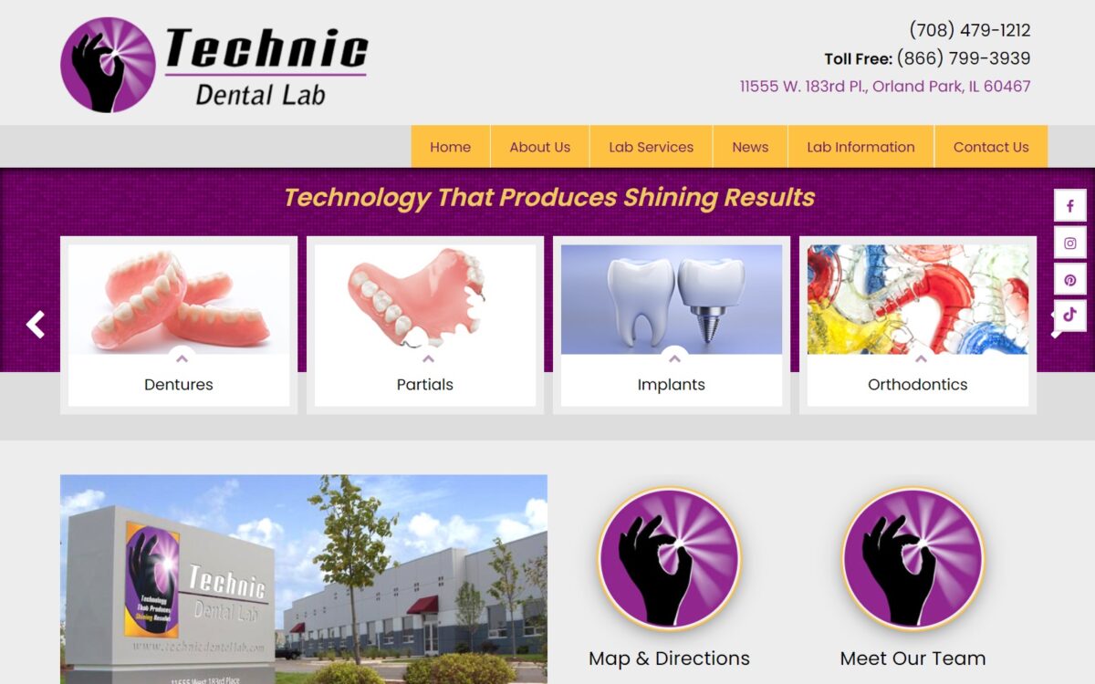 technicdentallab.com screenshot