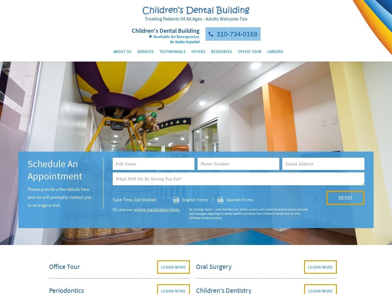 All Age Dental Group Website Screenshot from teethtalk.com