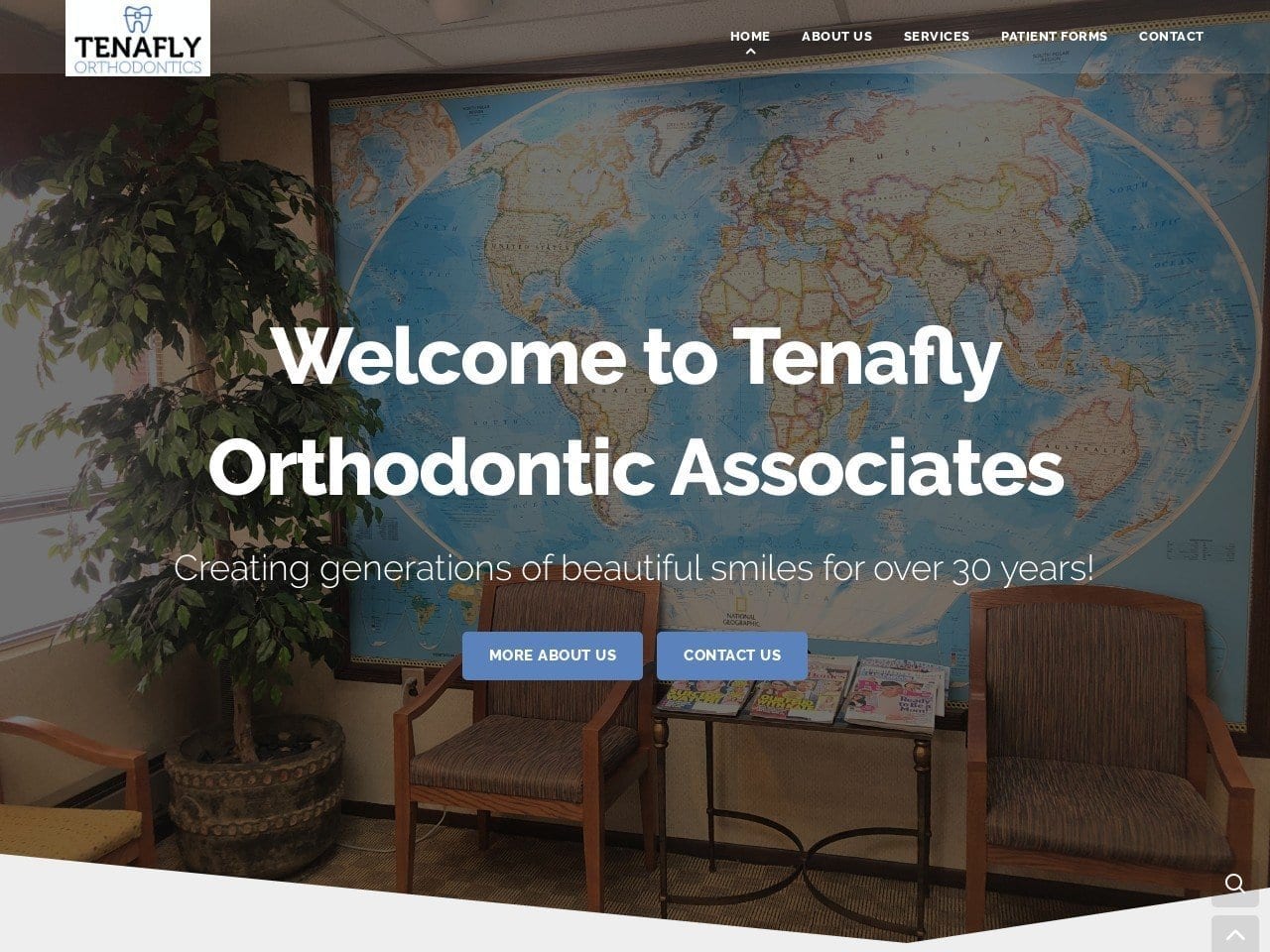 Tenafly Orthodontic Associates Llc Website Screenshot from tenaflyortho.com