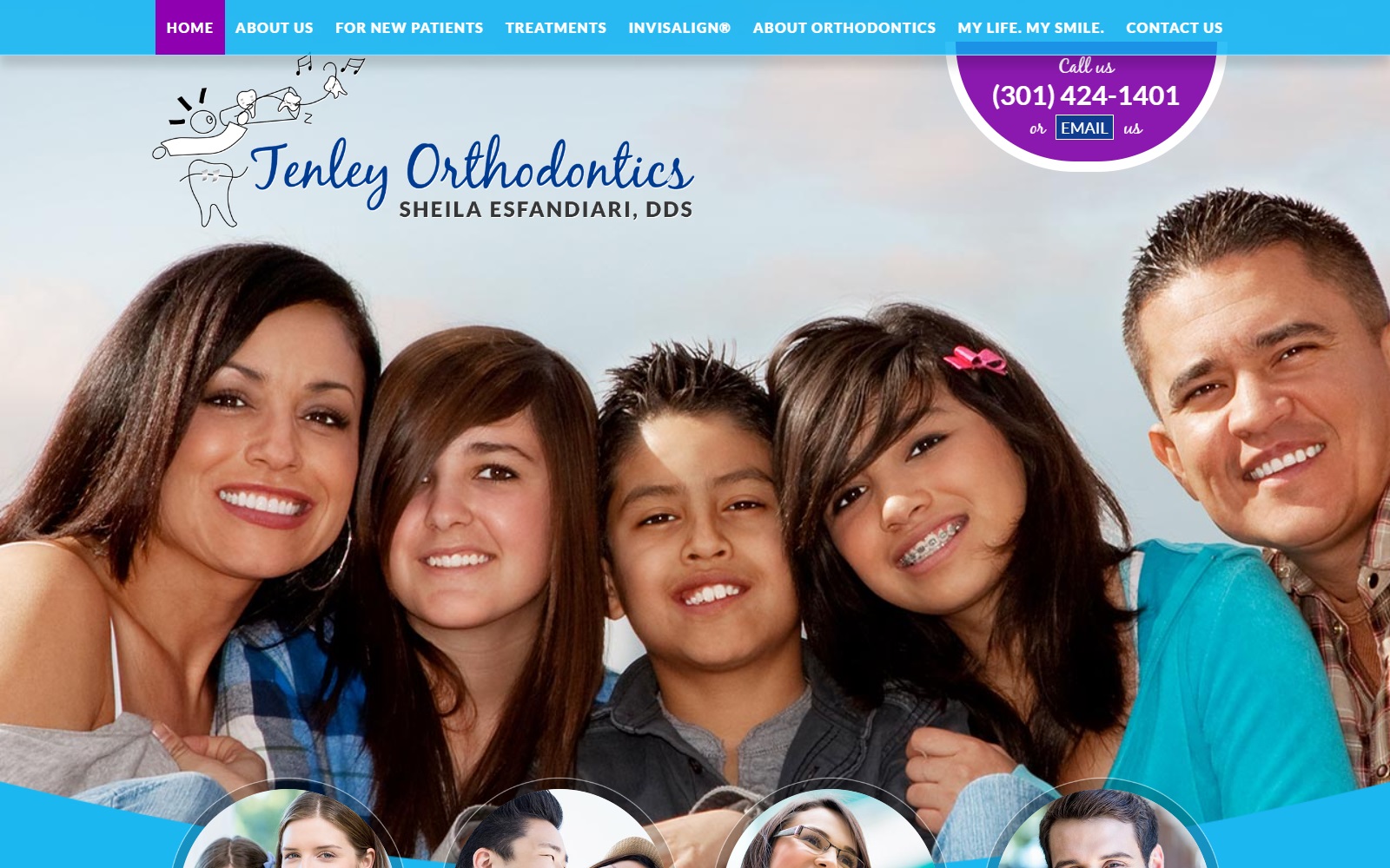 tenleyorthodontics.com screenshot