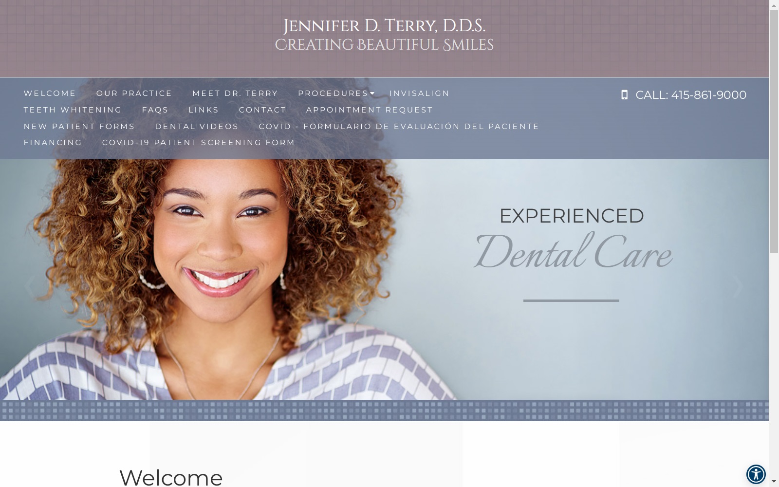 terrydental.com screenshot