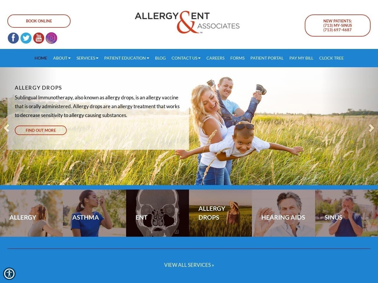 Allergy & Asthma Clinic Wilken Roland D DDS Website Screenshot from texallergy.com