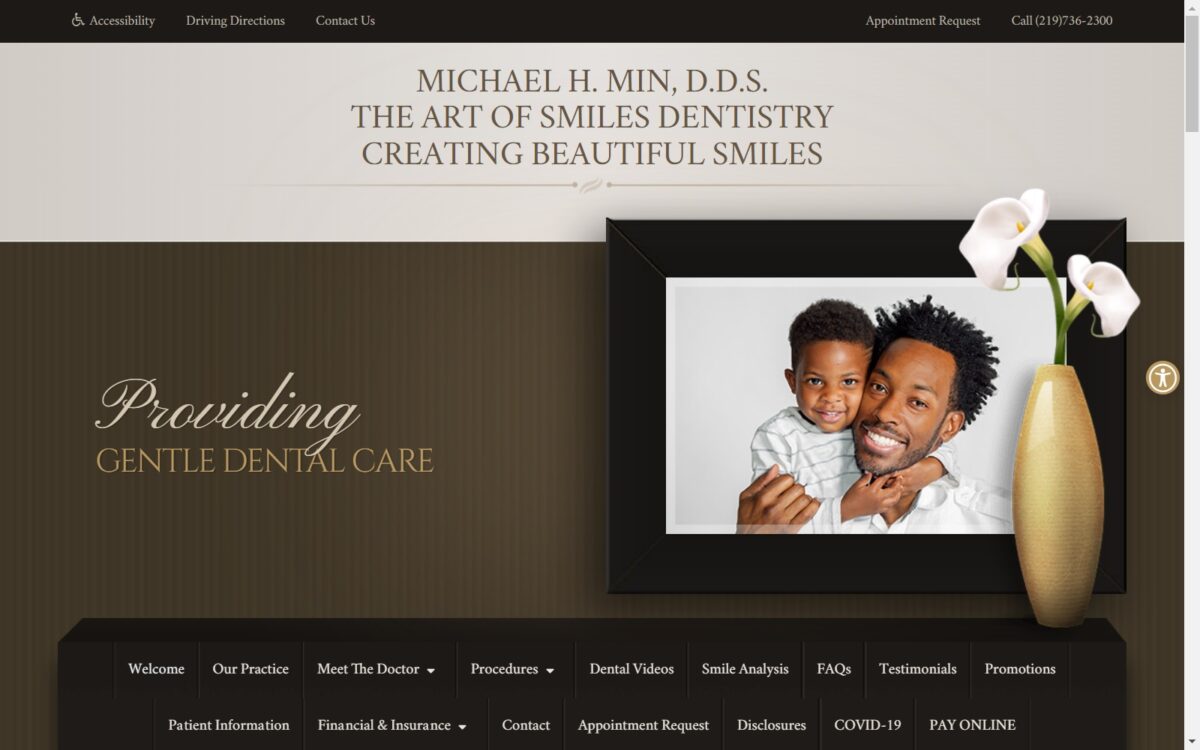 theartofsmilesdentistry.com screenshot