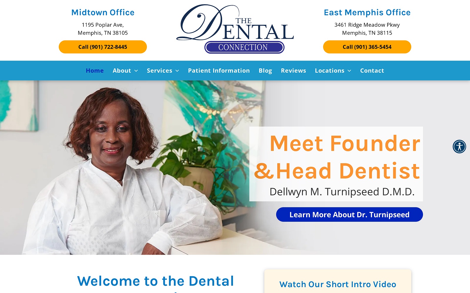 thedentalconnectionmemphis.com screenshot