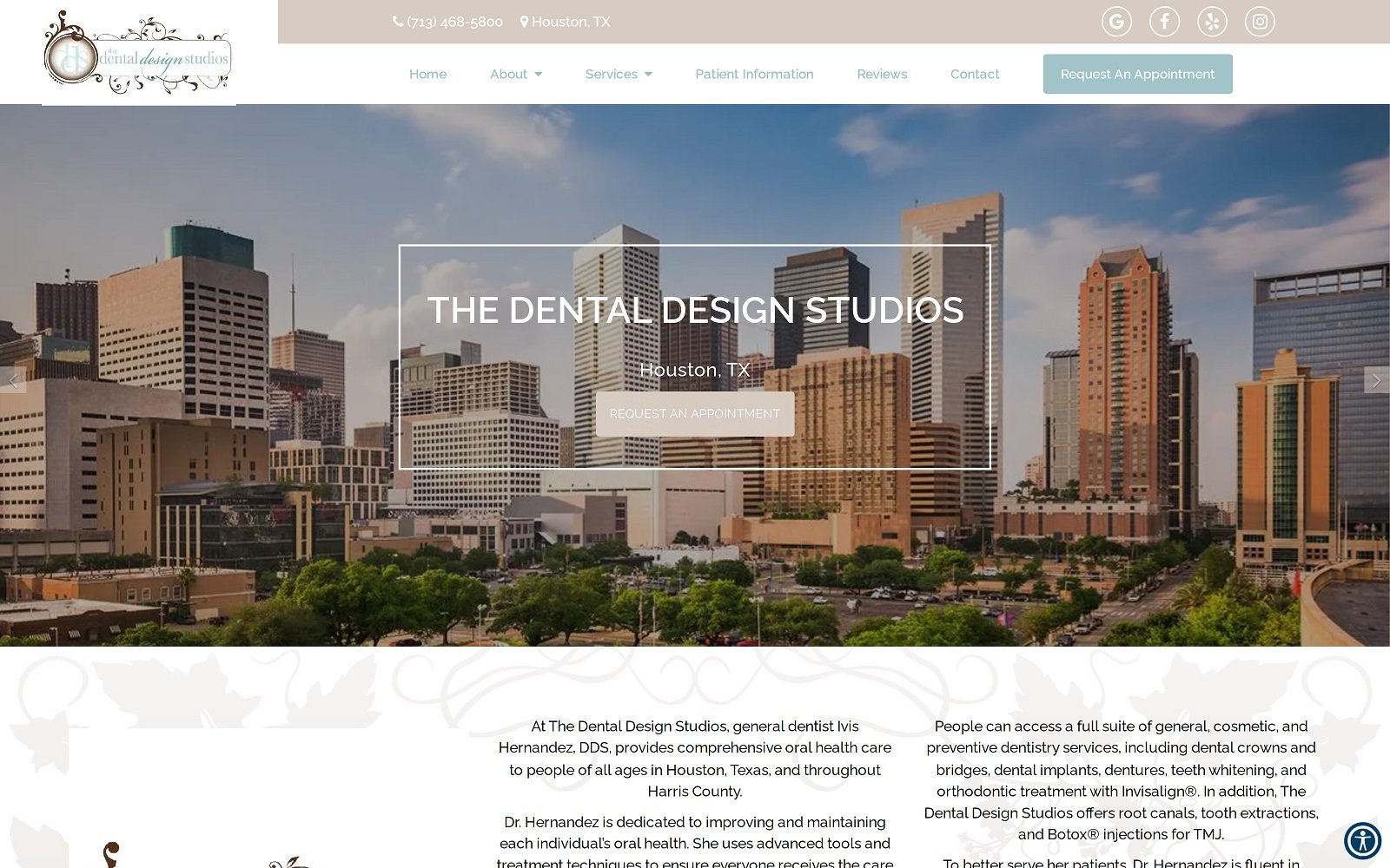 thedentaldesignstudios.com screenshot