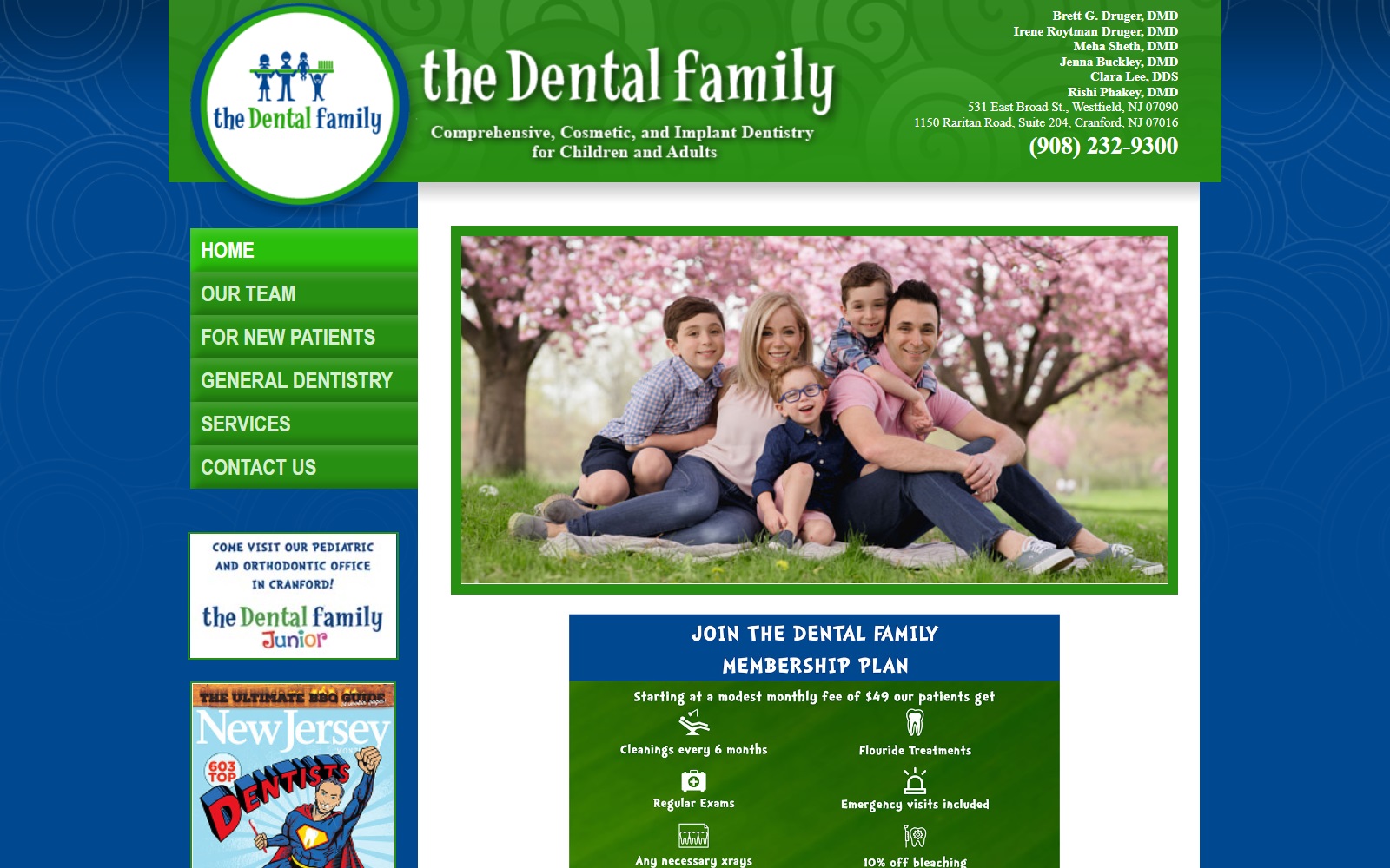 thedentalfamily.com screenshot