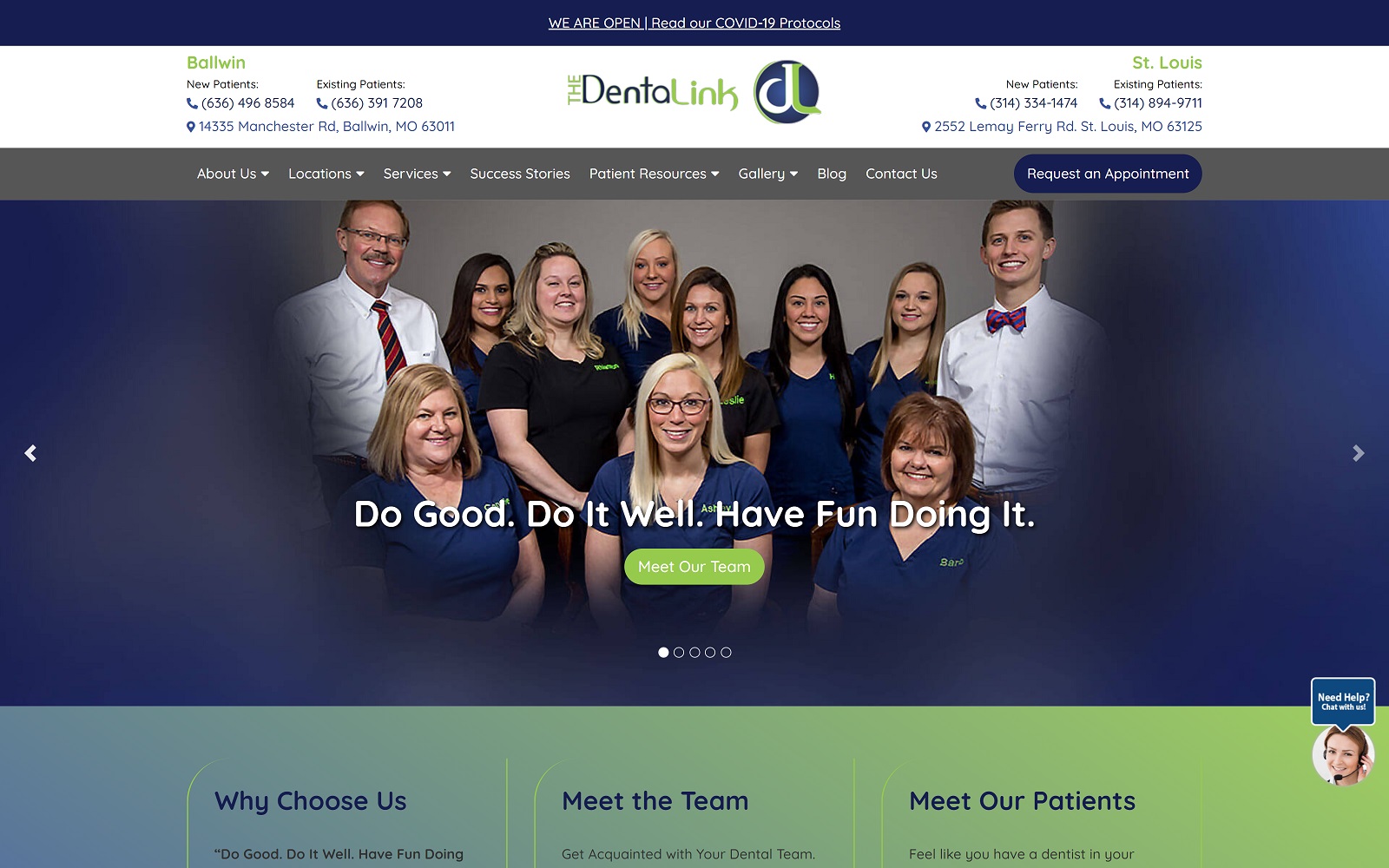 thedentalink.com screenshot