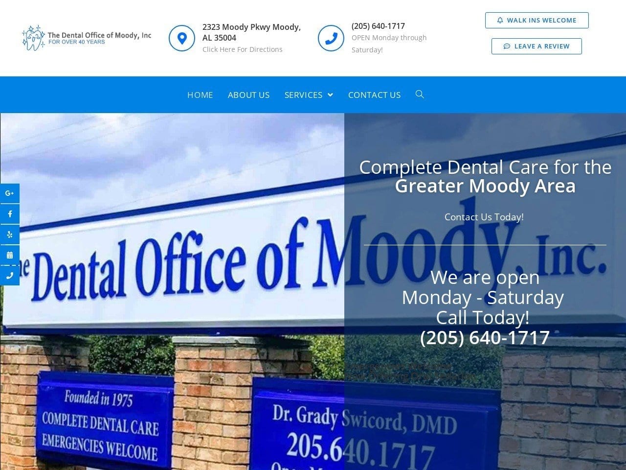 The Dental Office Inc. Website Screenshot from thedentalofficeinc.com