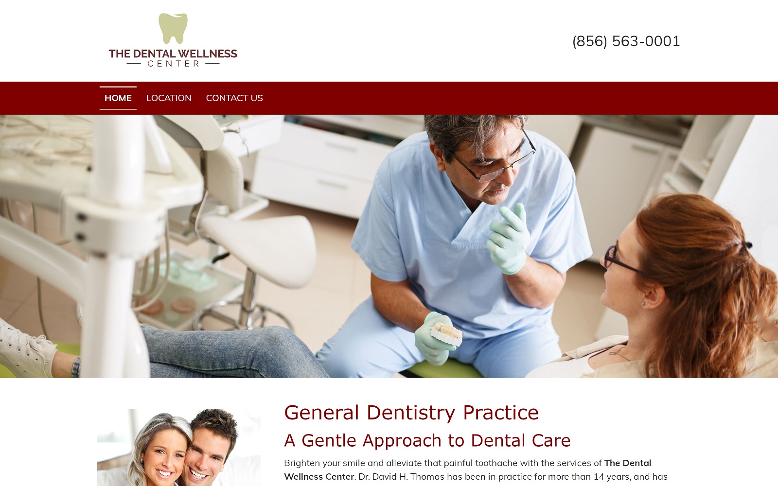 thedentalwellnesscenter.com screenshot