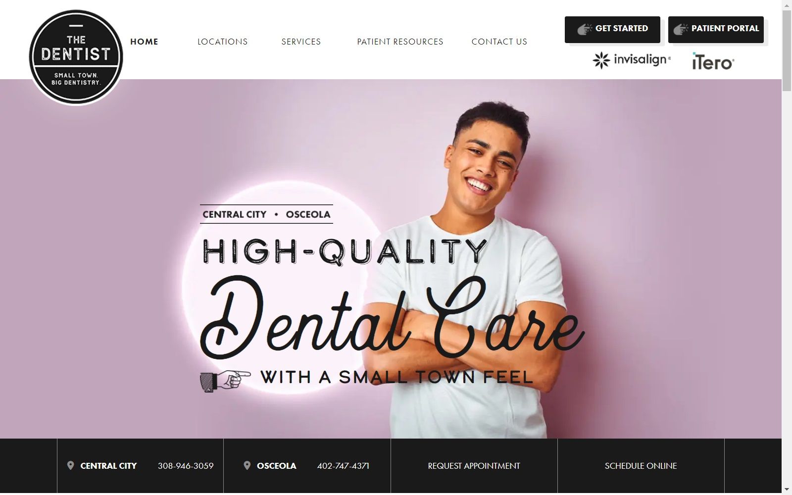 thedentistcentralcity.com screenshot