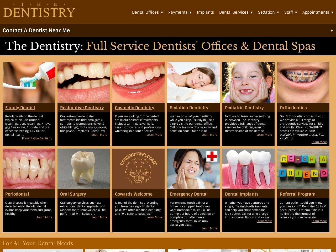 The Dentistry Website Screenshot from thedentistry.com