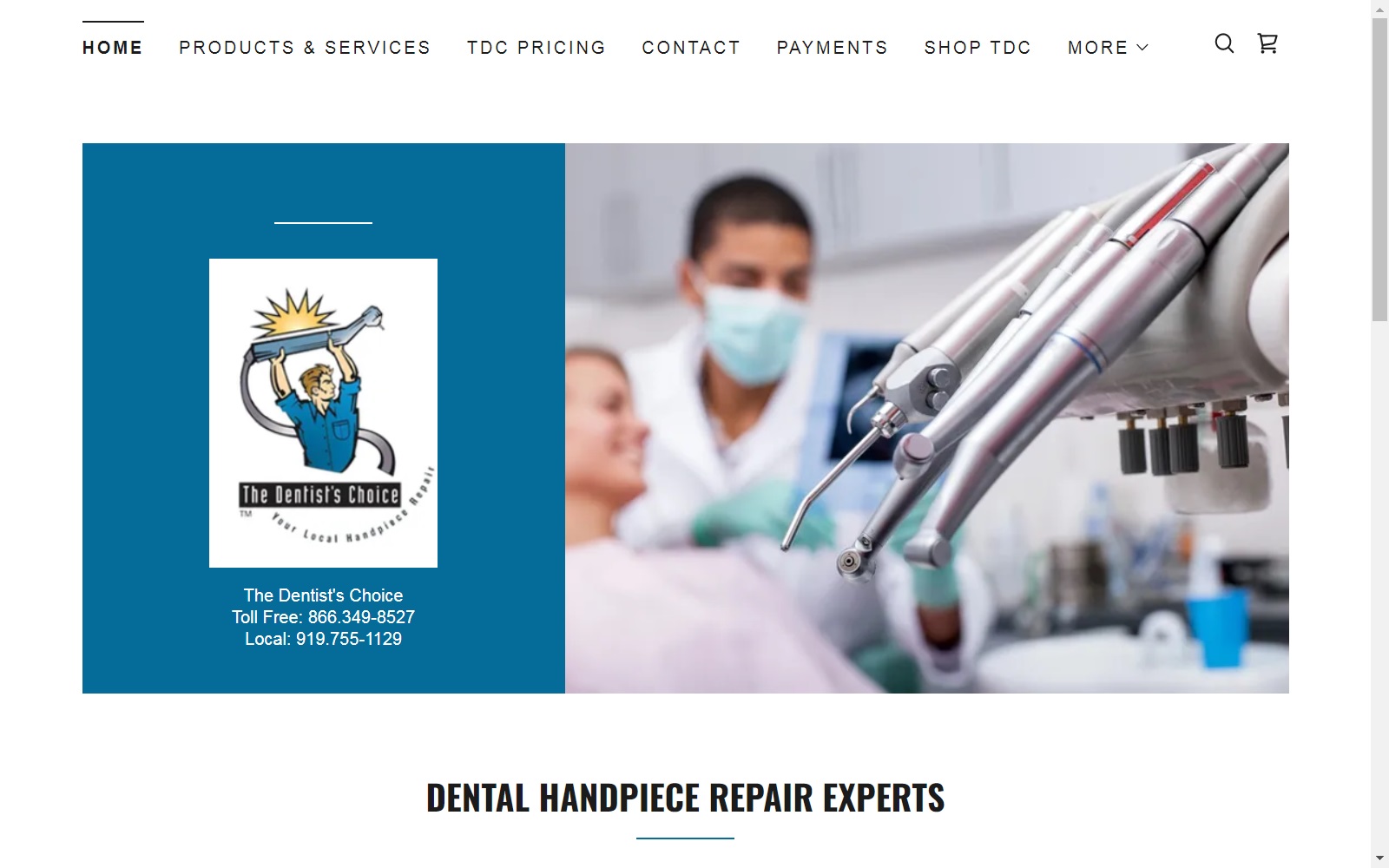 thedentistschoiceofenc.com screenshot