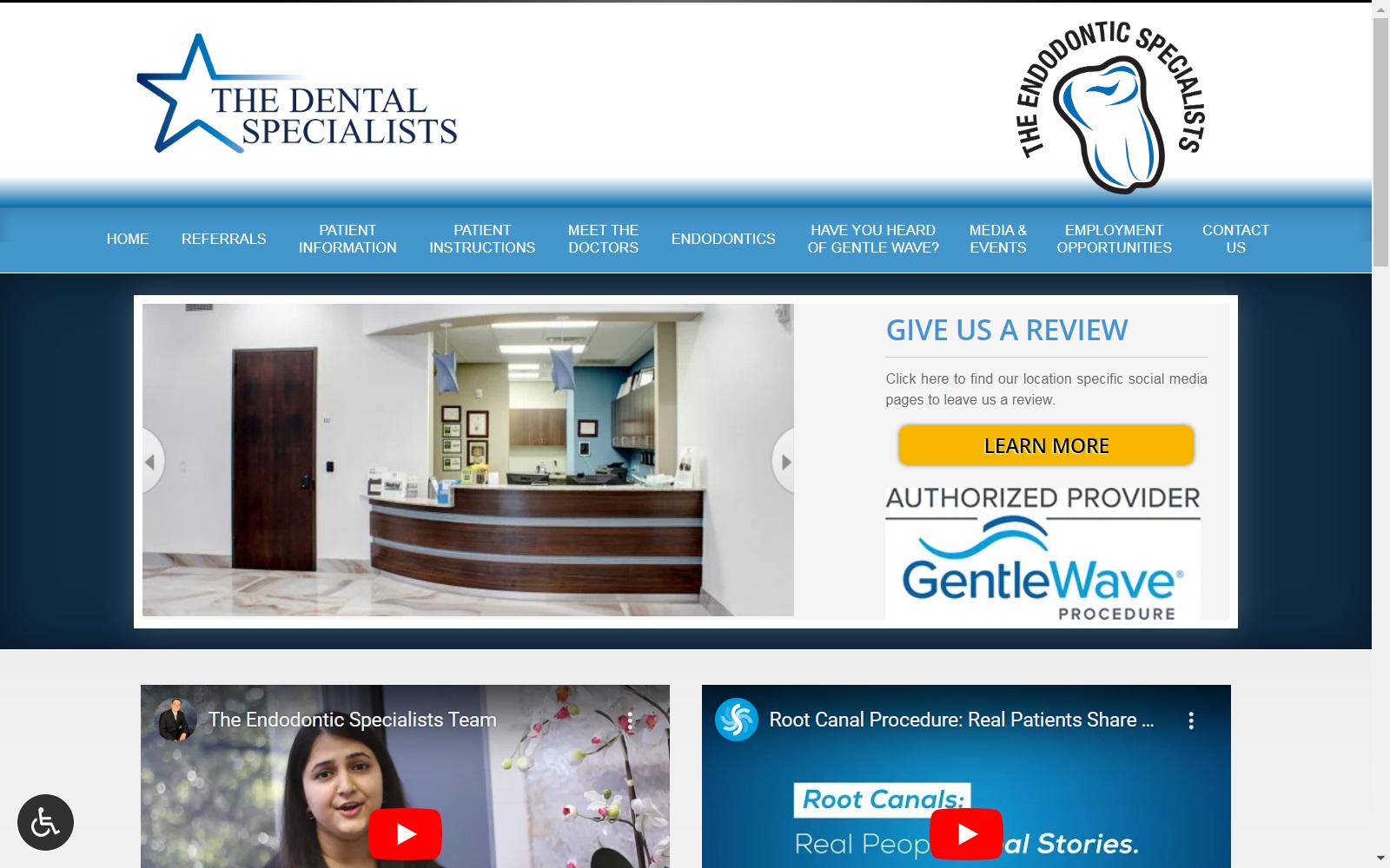 theendodonticspecialists.com screenshot