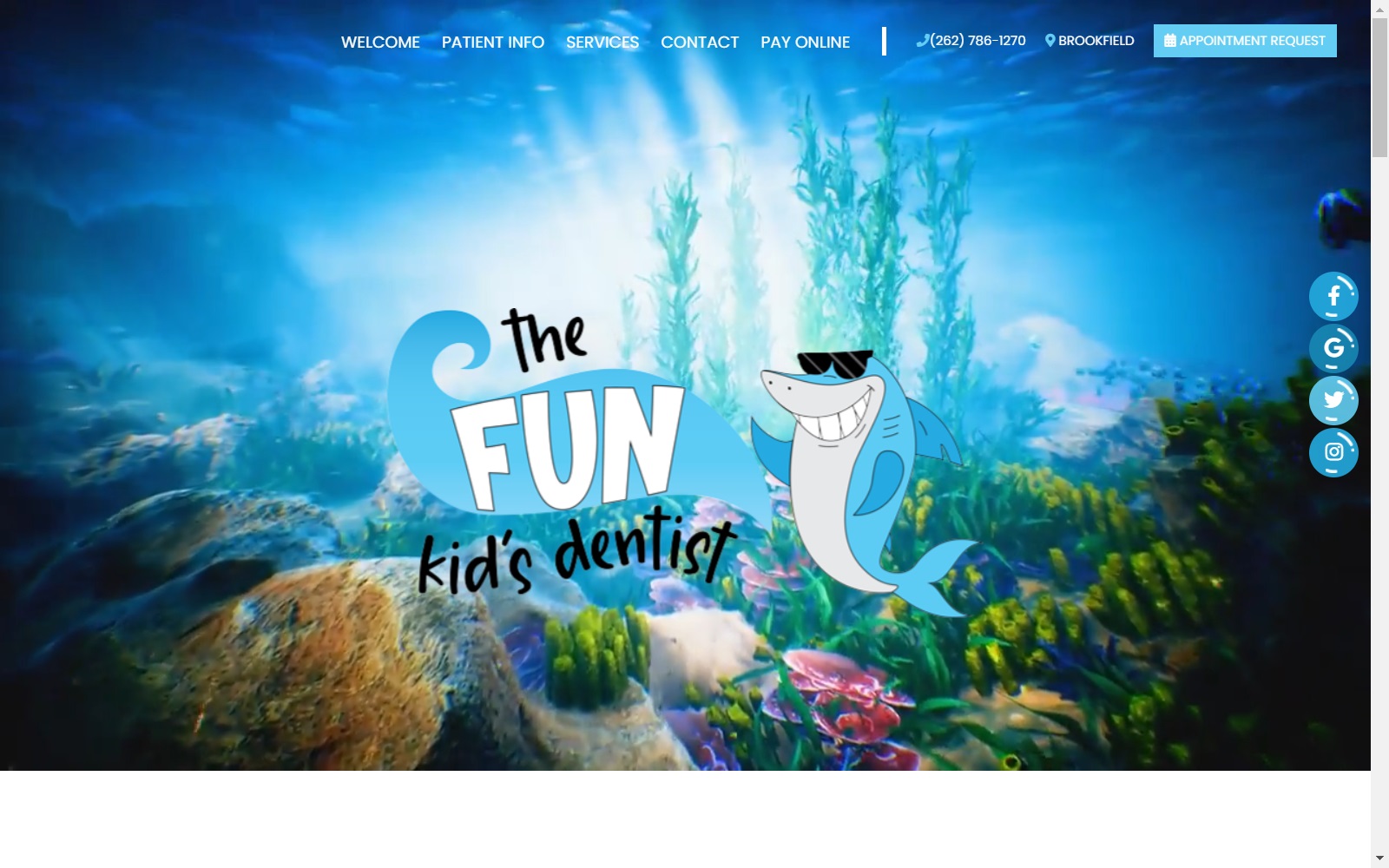 thefunkidsdentist.com screenshot