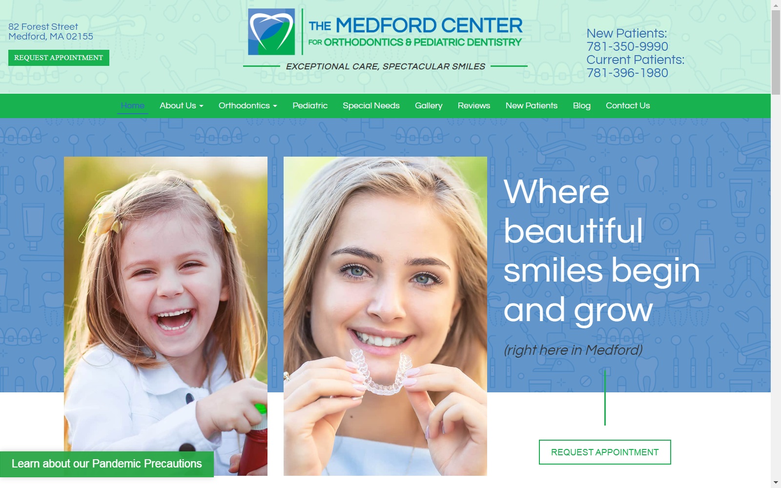 themedfordcenter.com screenshot