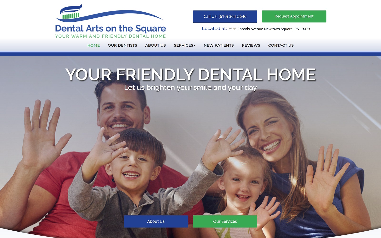 thenewtownsquaredentist.com screenshot