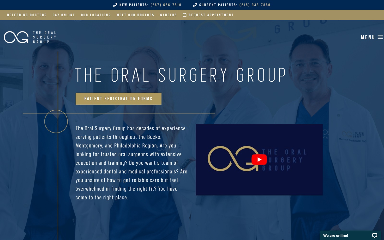 theoralsurgerygroup.com screenshot