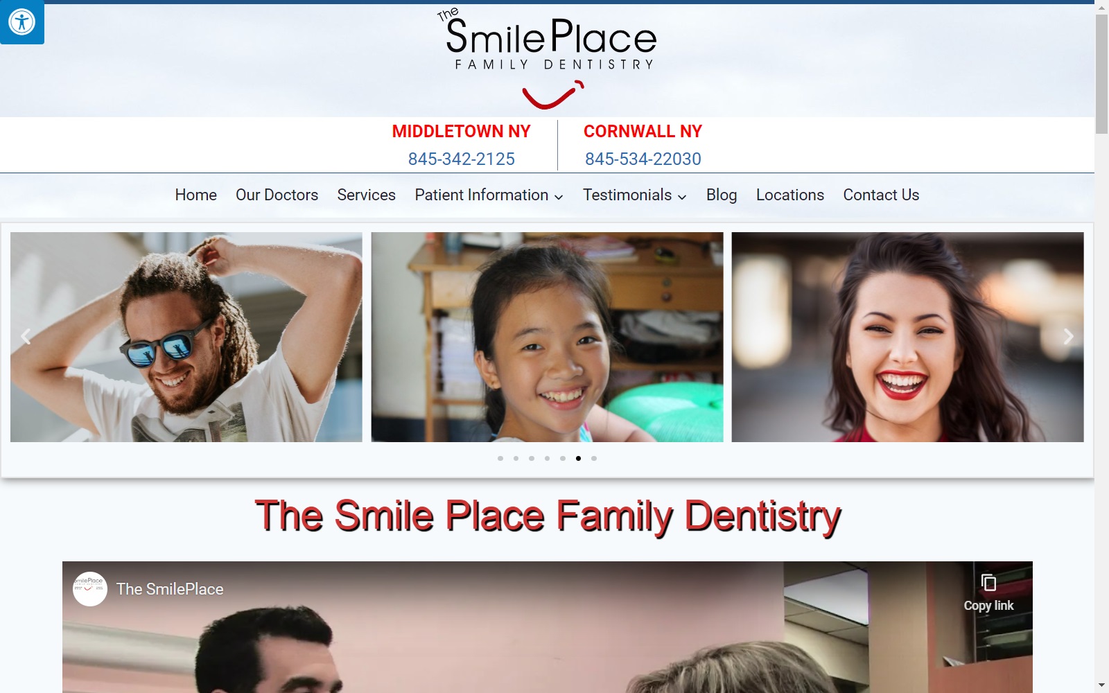 thesmileplaceny.com screenshot