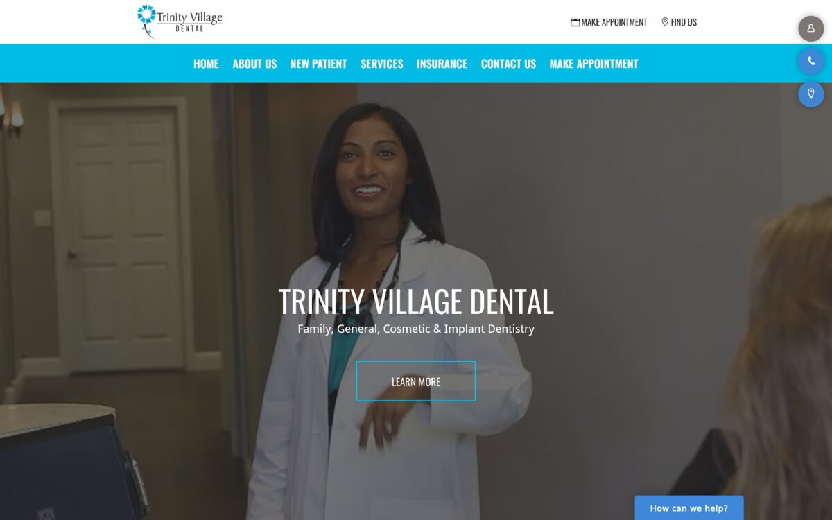 thetrinitydentist.com screenshot