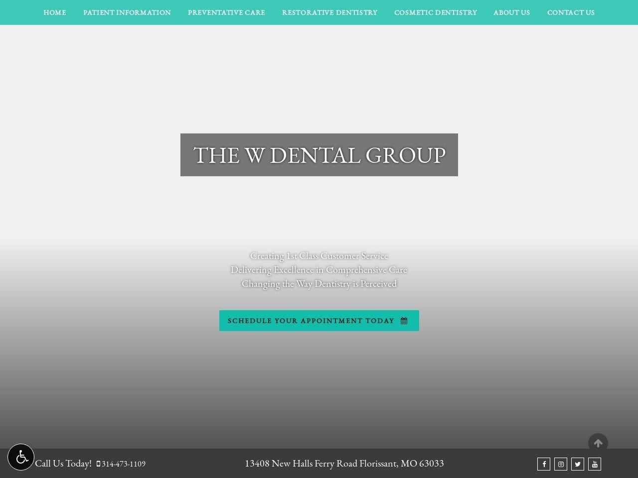 W Dental Group Website Screenshot from thewdentalgroup.com