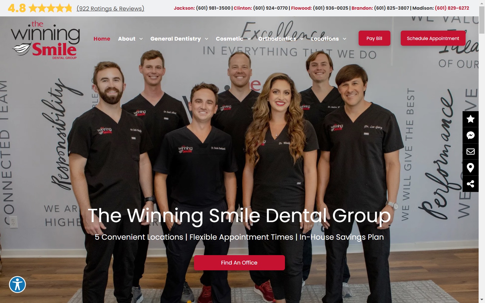 thewinningsmile.com screenshot