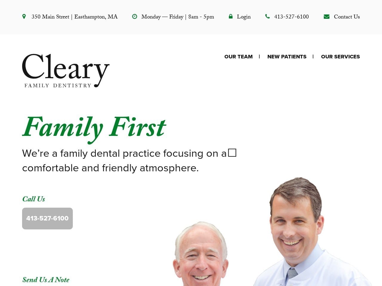 Thomas M Cleary Dmd Dentist Website Screenshot from thomasmclearydds.com