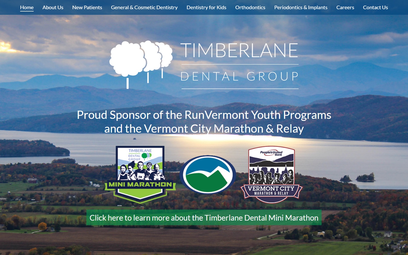 timberlanedental.com screenshot