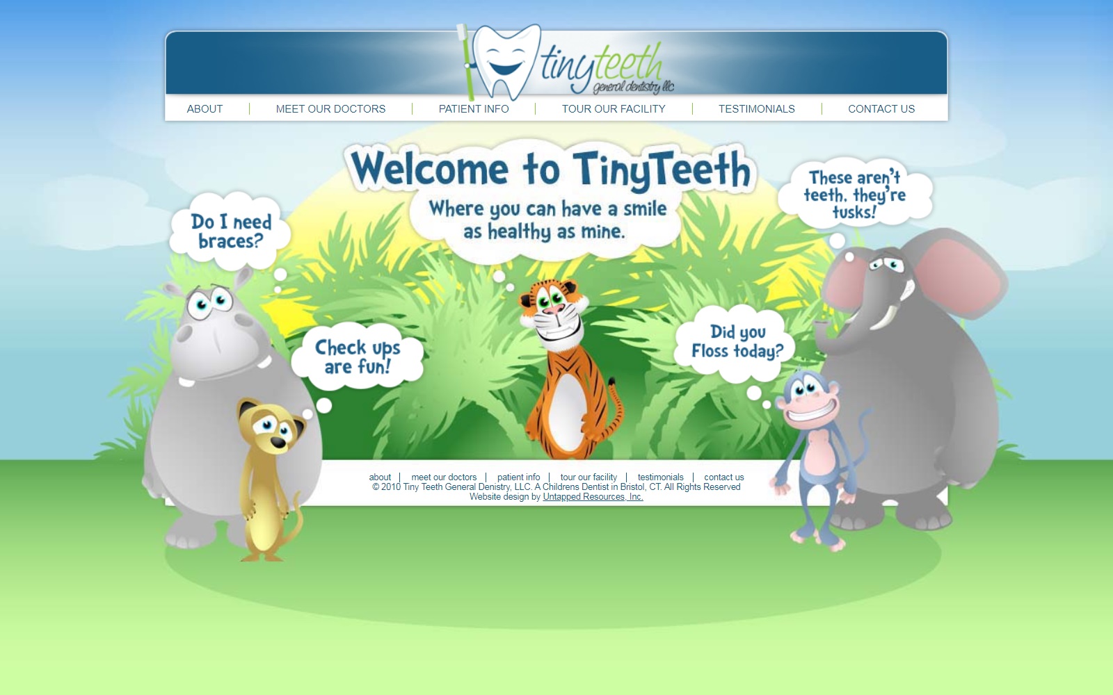 tinyteethct.com screenshot