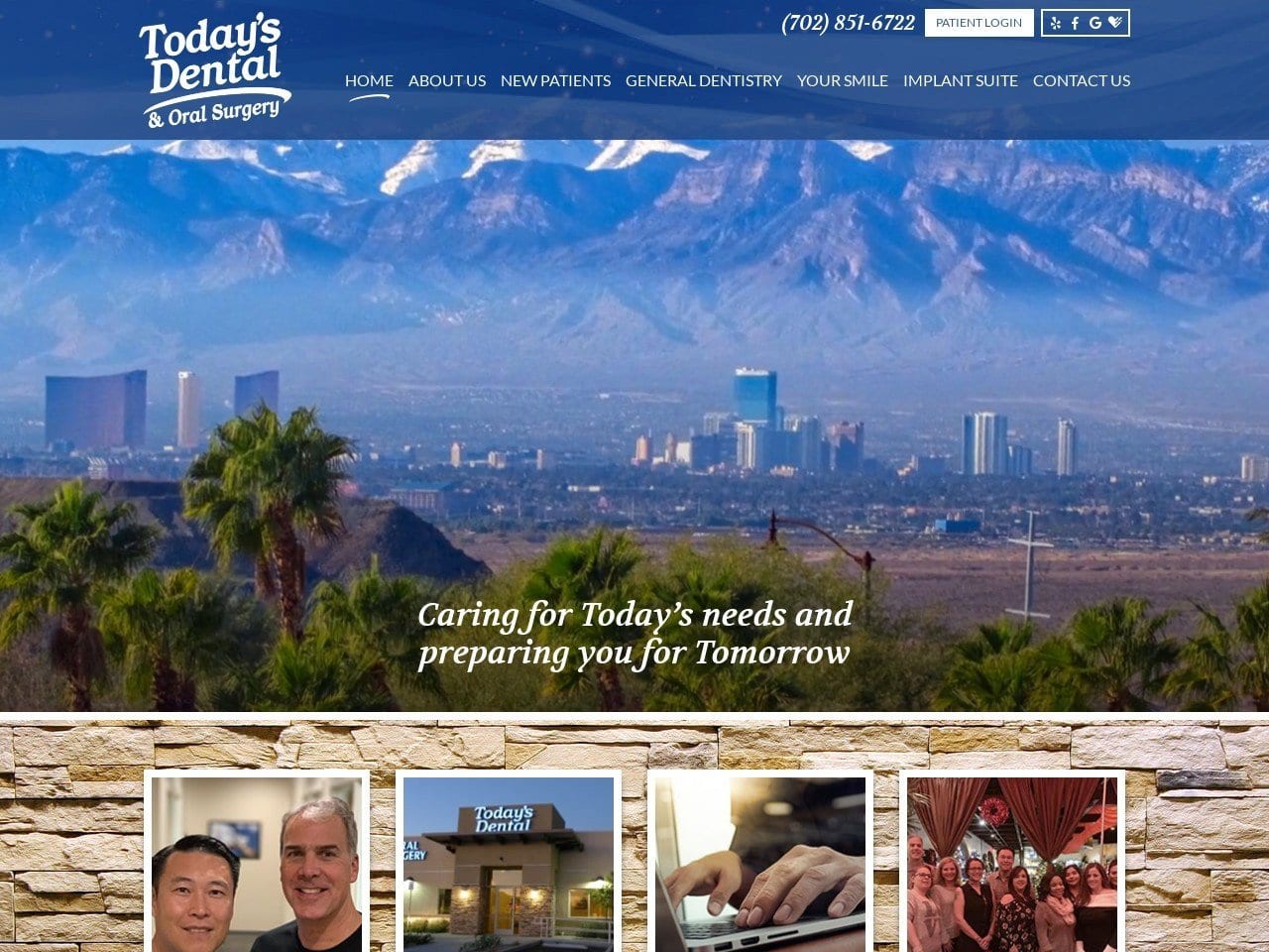 Lee Robin DDS Website Screenshot from todaysdentalvegas.com