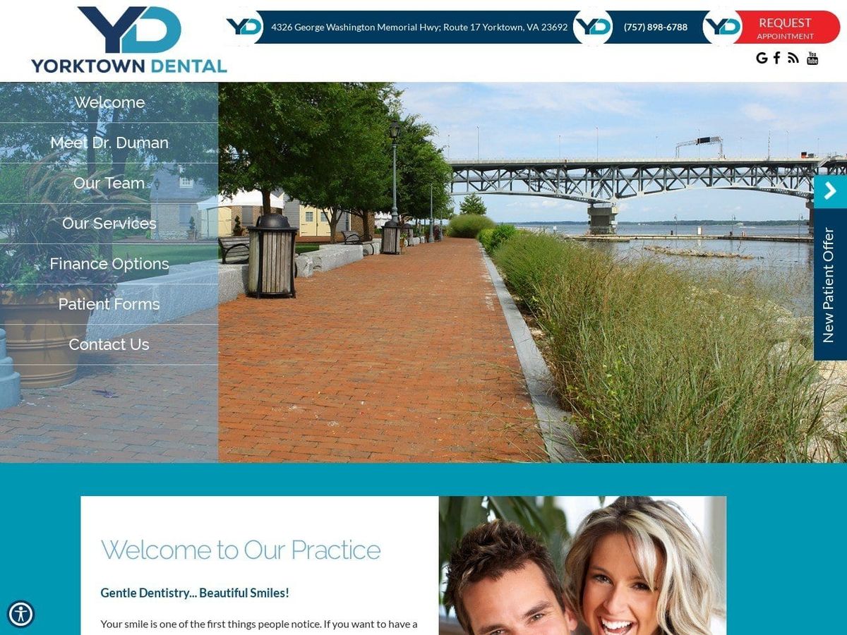 Novak Irena DDS Website Screenshot from todaysgentledentist.com