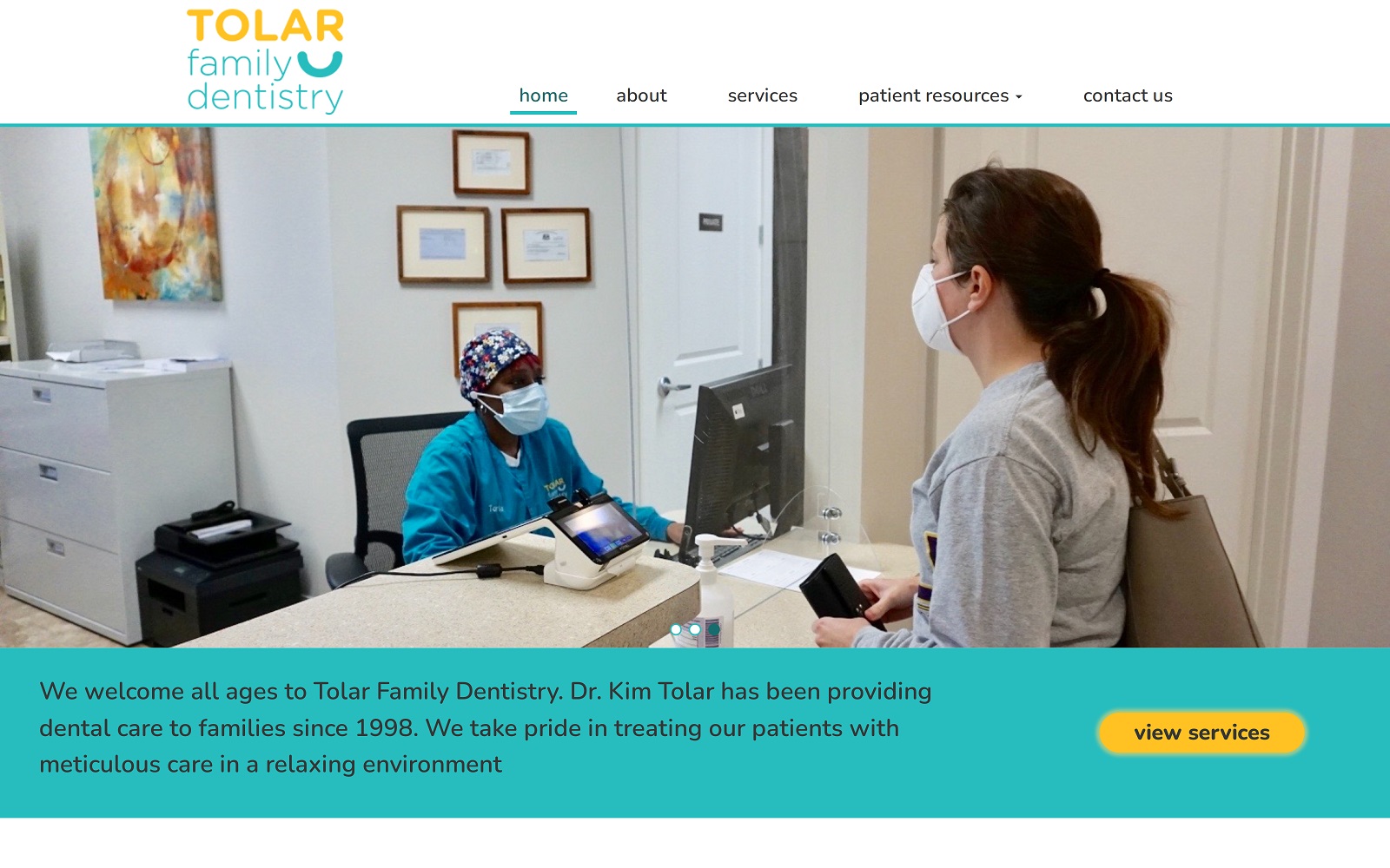 tolarfamilydentistry.com screenshot