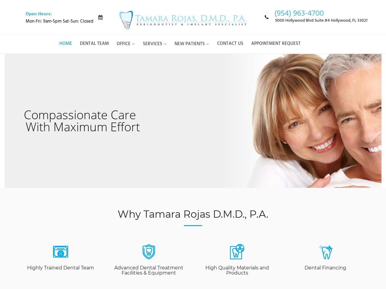 Pa Periodontist & Implant Website Screenshot from toothfairyworkshop.com