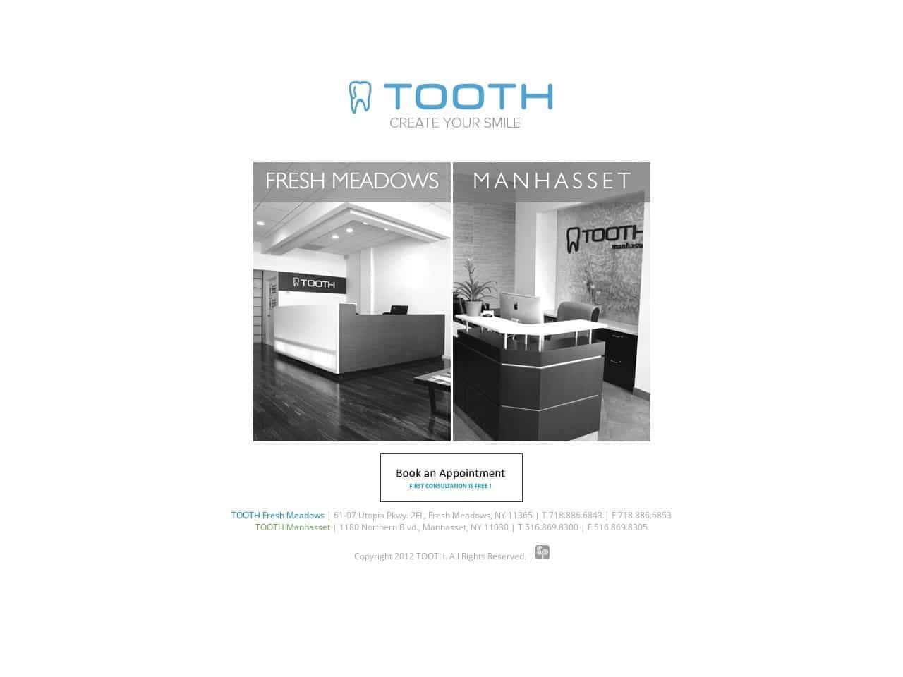 Tooth Website Screenshot from toothny.com